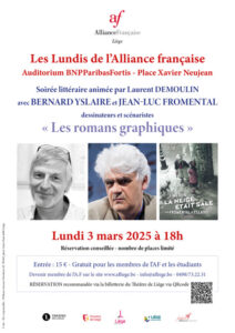 Soirée littéraire Bernard Yslaire & J-L Fromental